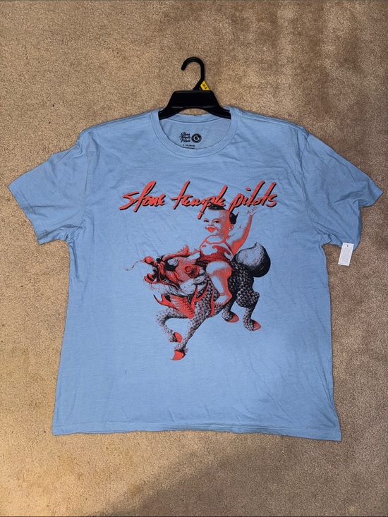 Other - Logo Graphic Tee — Light Blue